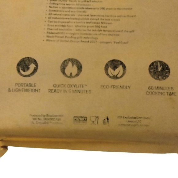 CASUS GRILL Instant Eco Friendly Biodegradable Disposable Camping Grill - Picture 6 of 7